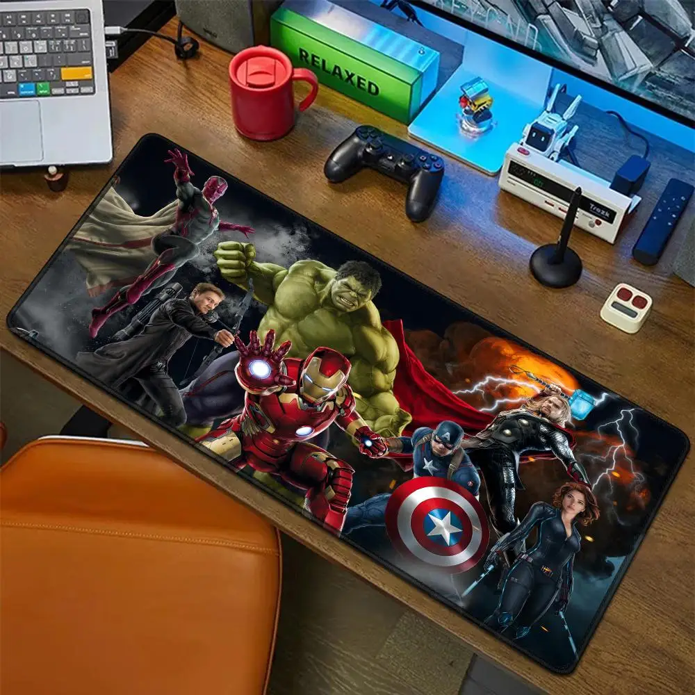 

Marvel Avengers Assemble Mouse Pad Rubber Mat Laptop Xxl Mousepad Notebook Gamer Computer Table Gaming Accessories