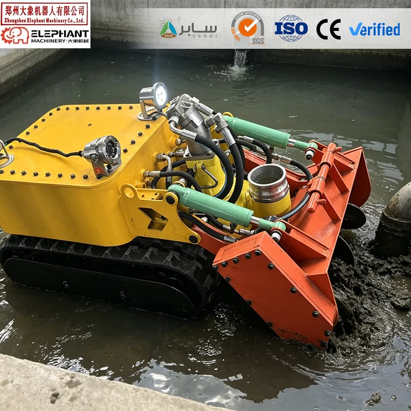 Explosion Proof Dredging Robot Chemical Tank Sludge Cleaning Robot For Chemical Plant Industrial Sludge Removal