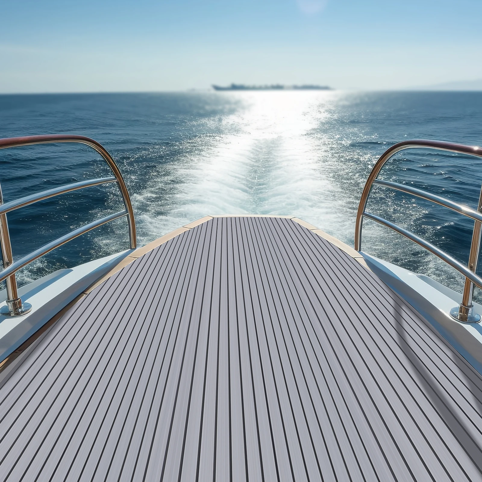 

94.5 × 35.4 Eva Foam Faux Teak Boat Deck Mat Brown Decking Sheet Yacht Flooring Anti Skid Mat Self Adhesive Vehicle Pad