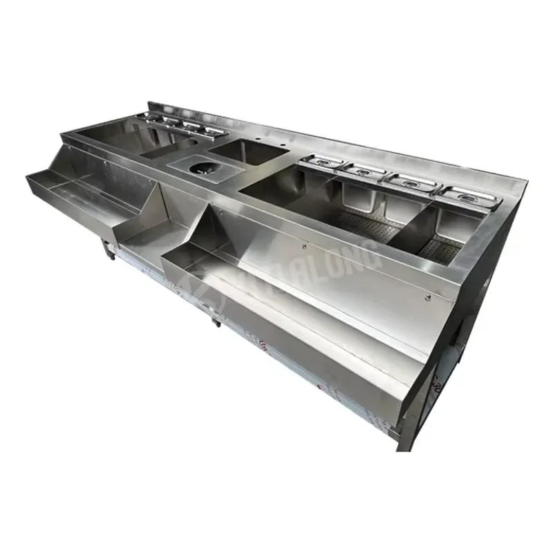 for Bar Station Stainless Steel Cocktail Cart Wheeled Mobile Bar Table for Home Party Event European Style Drink Serving