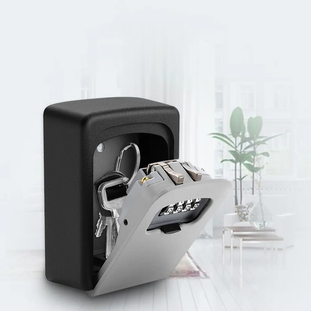 Digital Password Box Wall Mount Key Lock Box Outdoor Indoor Secure Storage for Keys Enhanced Security and Convenience