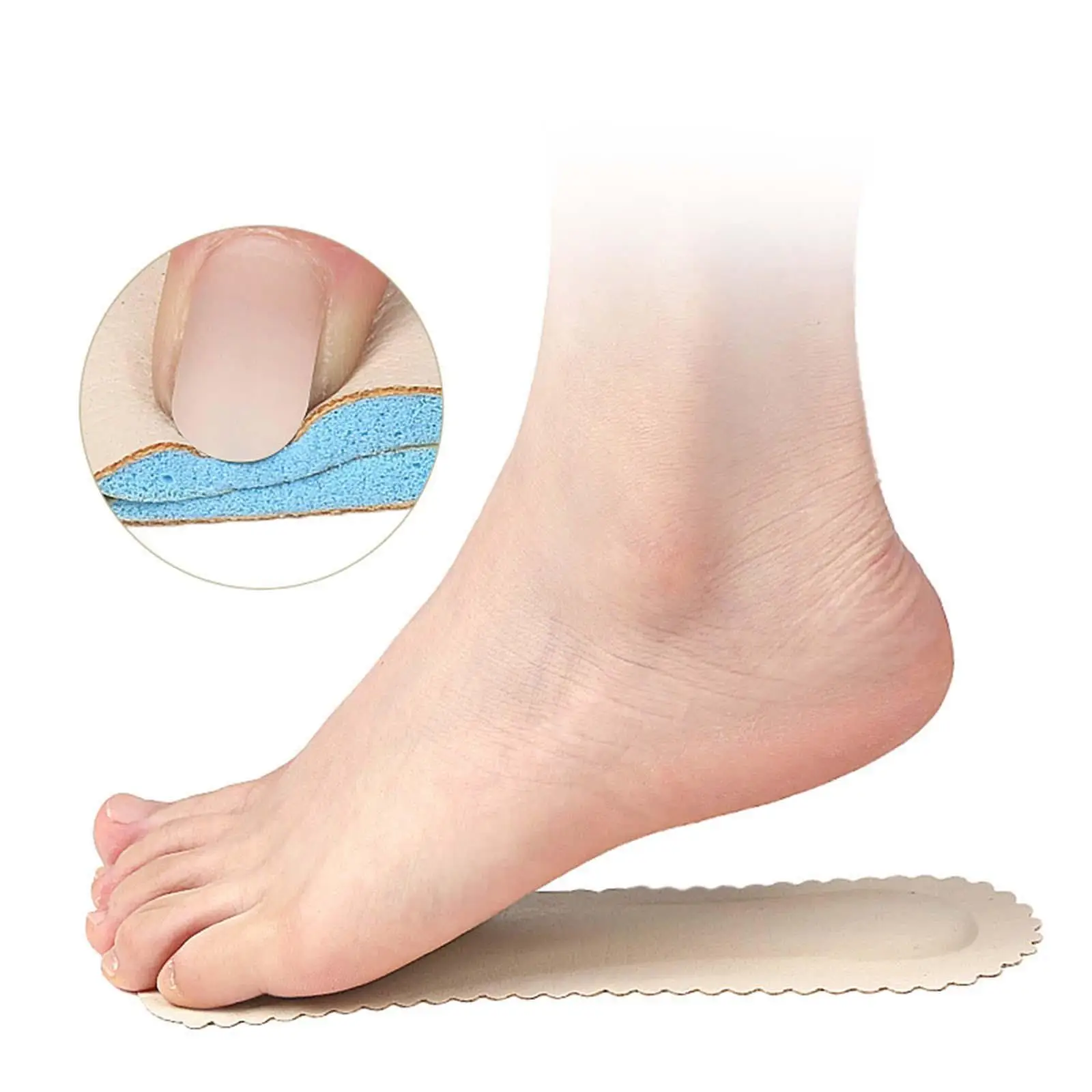 High Heel Shoe Pad PU Leather Non Slip Cushion Heel Protector Inserts Comfortable Shoe Accessories for Women