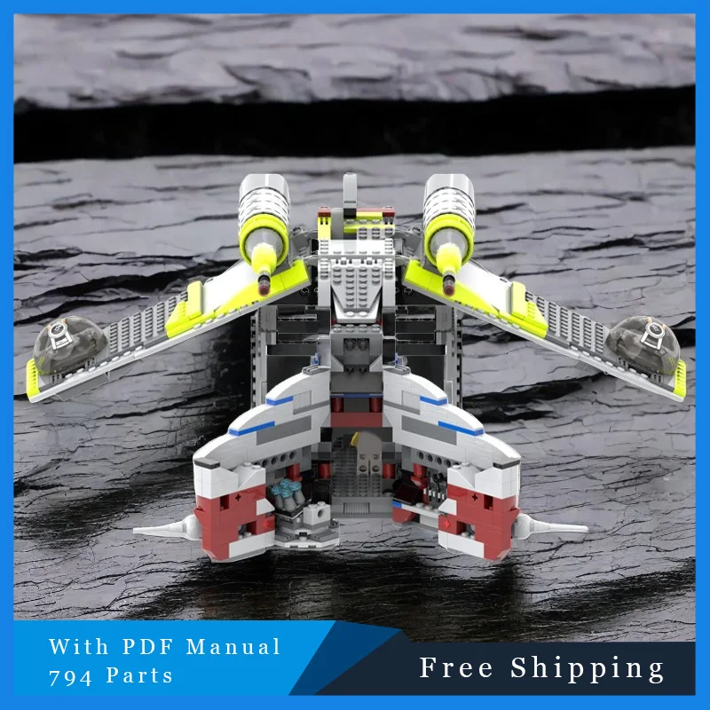 794 قطعة سلسلة معركة النجوم اللبنات القتالية المأهولة هليكوبتر لتقوم بها بنفسك تجميع لعب الأطفال نموذج تعليمي هدية الكريسماس
