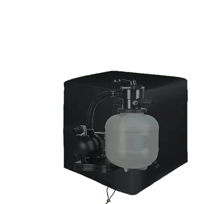 Year-Round Sand Filter Pump Pool Cover, Heavy-Duty Pull-Closure, All-Weather Protection for Above-Ground Pools & Spa Systems