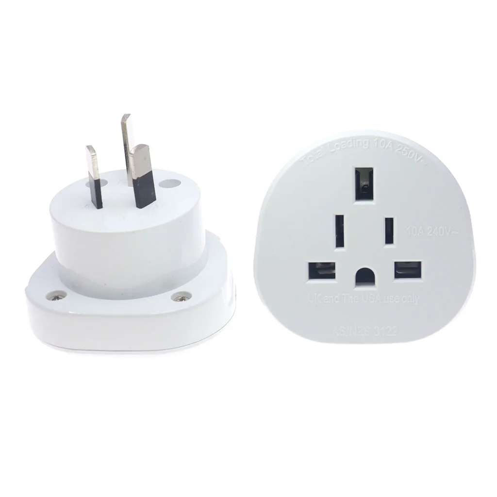 Travel Adapter 3 pin New Zealand Australia Travel Plug Universal US/UK/EU to AU/NZ Plug Converter AC Power Home Plug