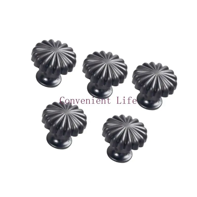 L1EE 5/10 قطعة سبائك الألومنيوم مقبض كابينة خزانة تسحب اليقطين مقبض درج الأثاث مقبض ديكور الأثاث الأجهزة