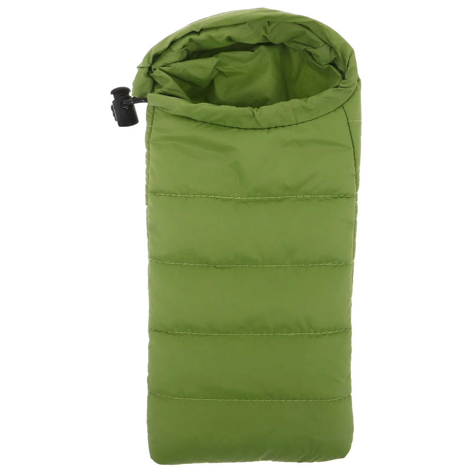 Tiny Sleeping Bag Miniature Dollhouse Camping Accessory Adjustable Drawstring Hood Realistic Outdoor Micro Display for Creative