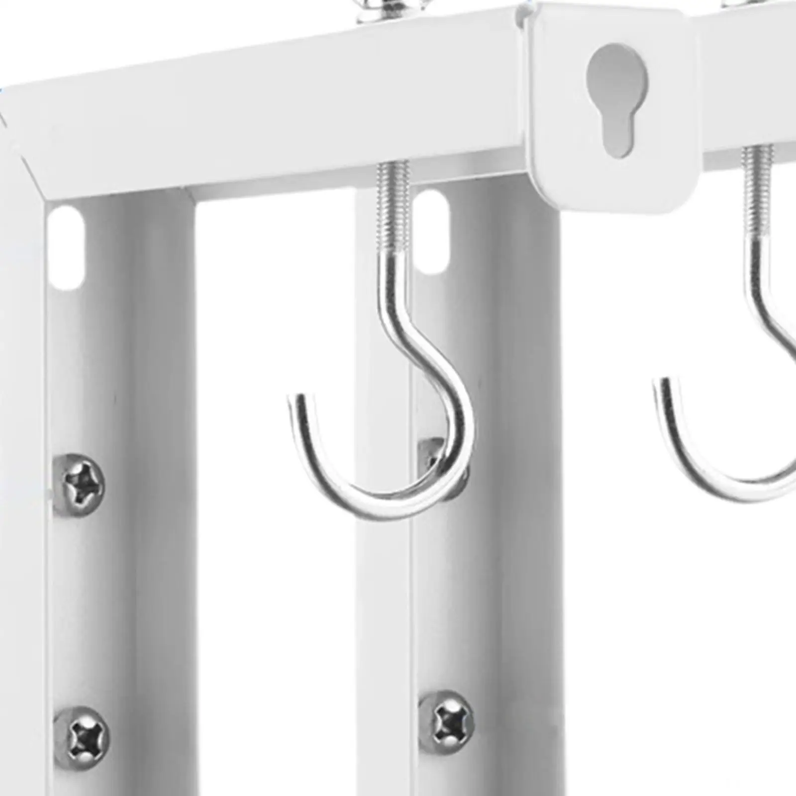 2x Projector Screen Ceiling Mount Universal for Game Room Classroom Office