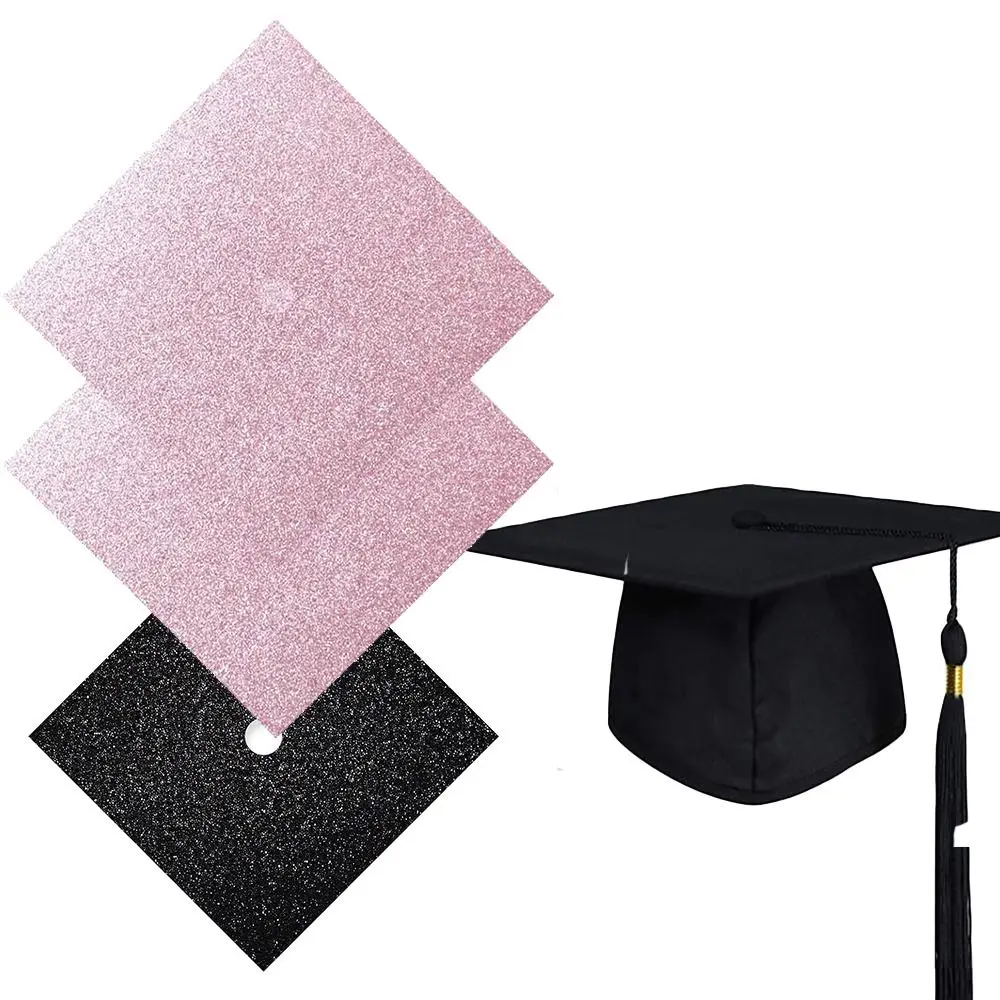 Self Adhesive Graduation Hat Decoration Stickers Degree Ceremony University EVA Sticker High School Graduation Cap Topper