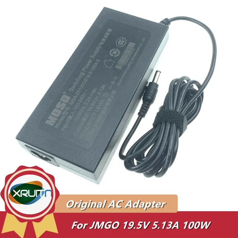 Original MOSO 19.5V 5.13A AC DC Adapter Charger MSA-Z5130CS19.5-120A-E For JMGO G1 G3 G7 J6 J6 G7pro Projector Power Supply