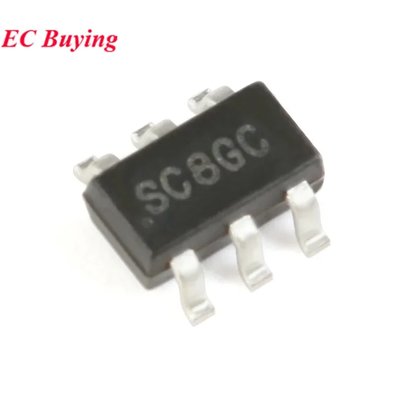 50pcs/5pc SGM6603 SGM6603-ADJYN6G/TR Silkscreen SC8 SC8GC SOT-23-6 SOT23 DC-DC Boost Step UP Converter IC Chip