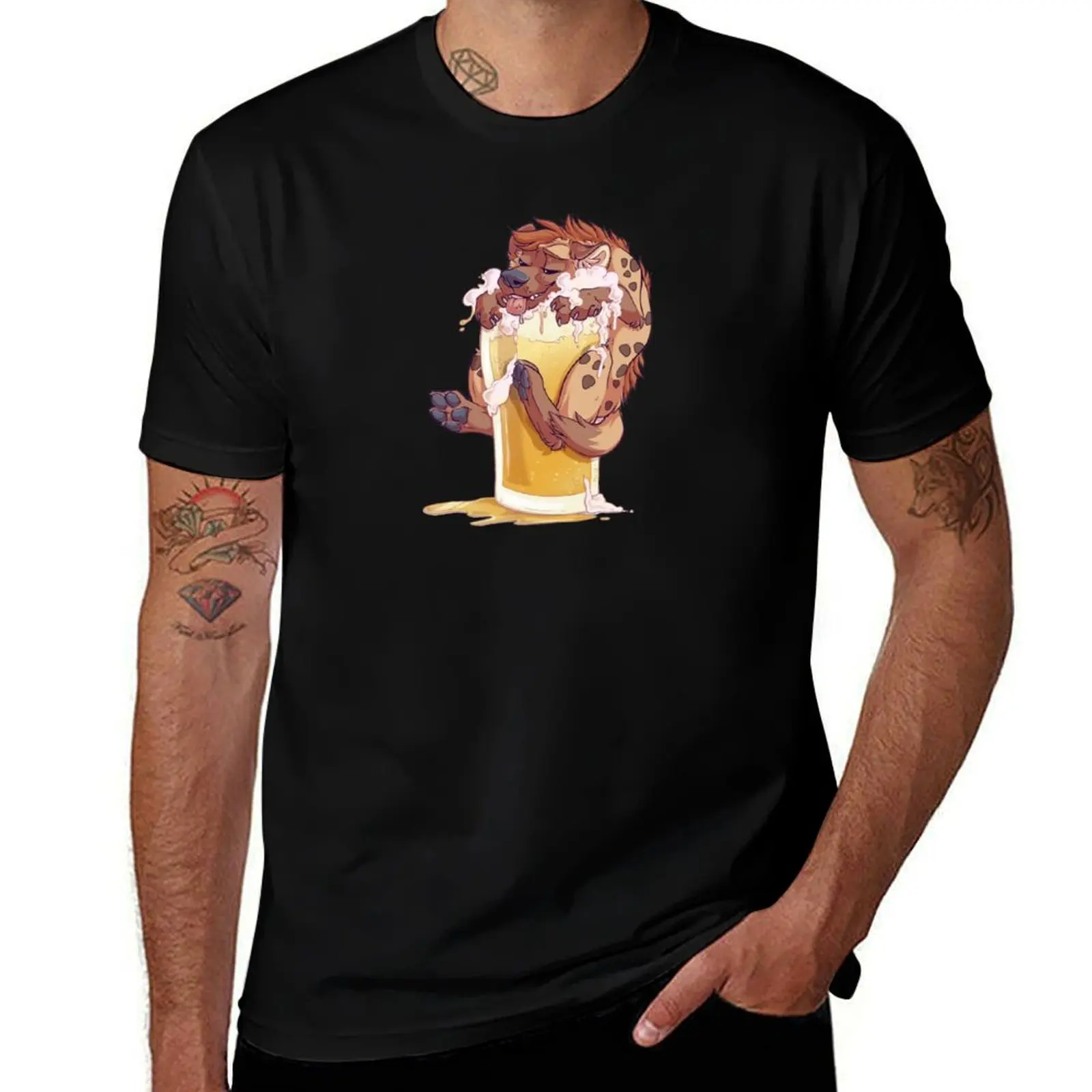 Camiseta 100% cerveza] hombre hombre para camiseta algodón rubio t Pint [Camiseta de algodón Yeen 100% camisas