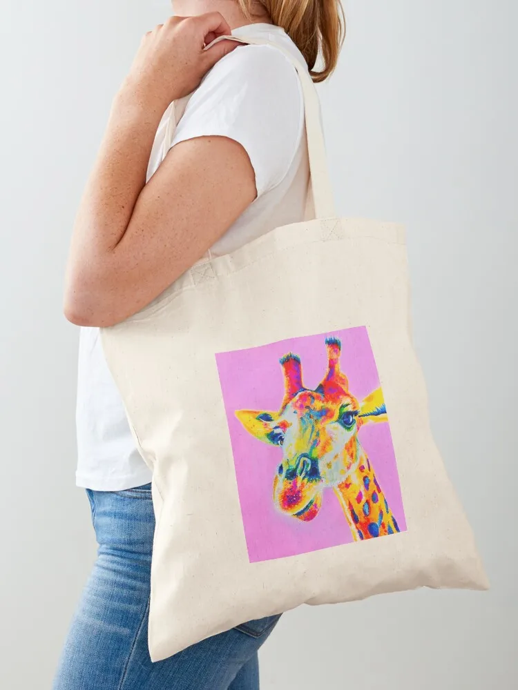 

Rainbow Giraffe Tote Bag Women's tote bag Shopper handbag large size bags the tote bag