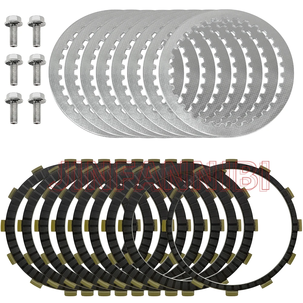 Extra Plate Friction Steel Clutch Kit for Harley Softail Street Dyna Road King Tri Road Glide Glide Fat Bob Night Train Ultra