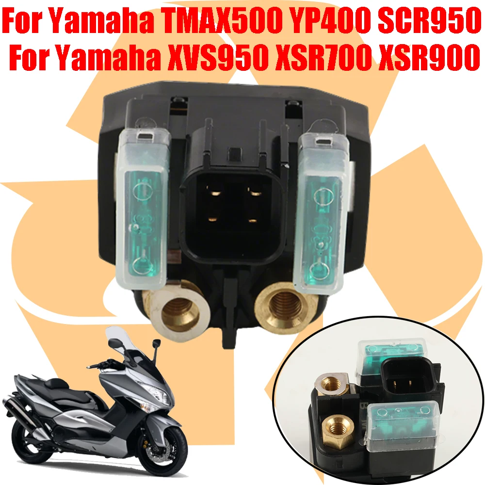 Relais de solénoïde de démarreur pour moto Yamaha TMax 500 T-MAX XP500 YP400 Majesty SCR950 XVS950 Bolt XVS 950 V-Star XSR700 XSR900