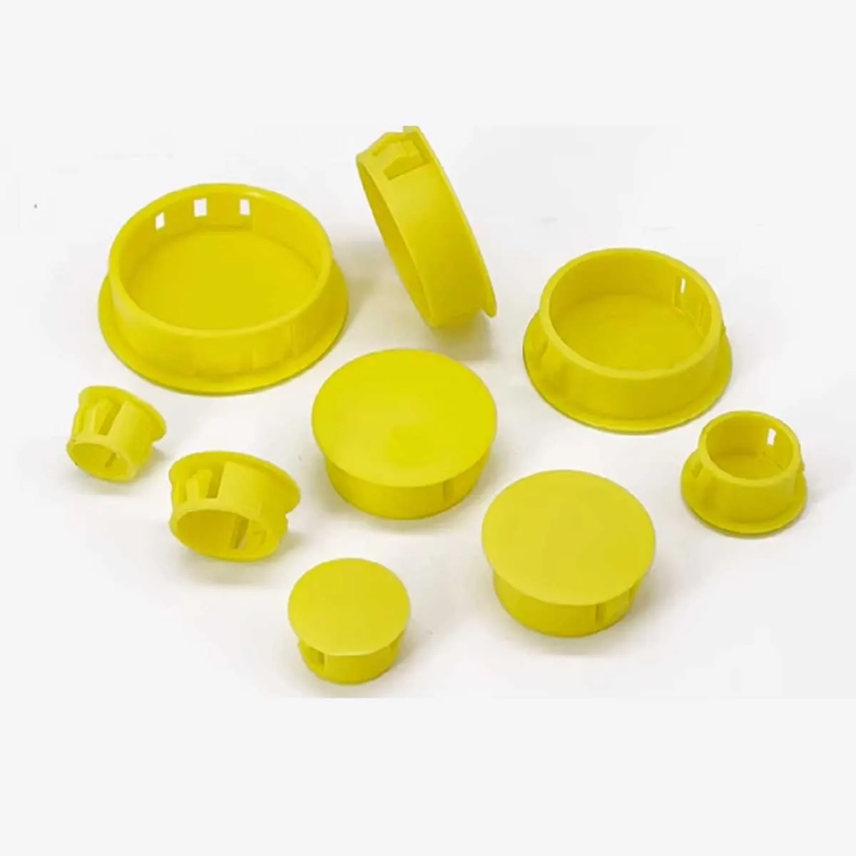 Yellow 8 10 16 20 35 38 40 Nylon Hole Plug Buckle Type Screw Hole Cover Panel Anti-Theft Door Hole Plug