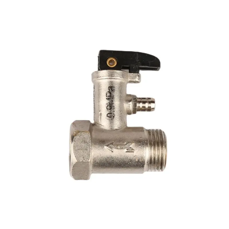 Isuotuo 0.9MPa DN15 Relief Valve Brass Black 1/2\