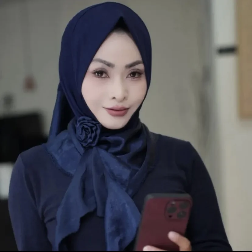 

Мусульманский хиджаб для молодых девушек, женские шапки, праздничный хиджаб, молодежный и сладкий, осень 2023 г.