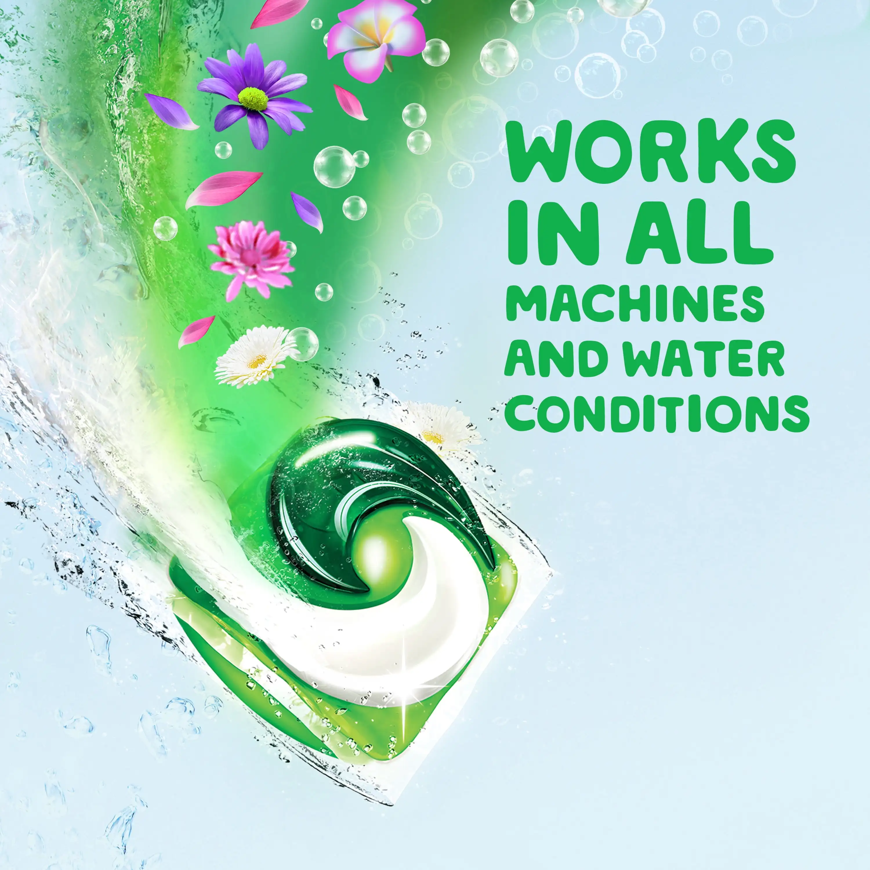 Paczki do prania 102 sztuki z technologią Odor Defense, zapach Super Fresh Blast, 3w1 do usuwania plam i nieprzyjemnych zapachów.