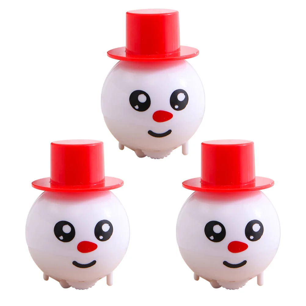 3 Pcs Christmas Plaything Ornament Children Toy Gift Decoration Plastic Toddler Toys