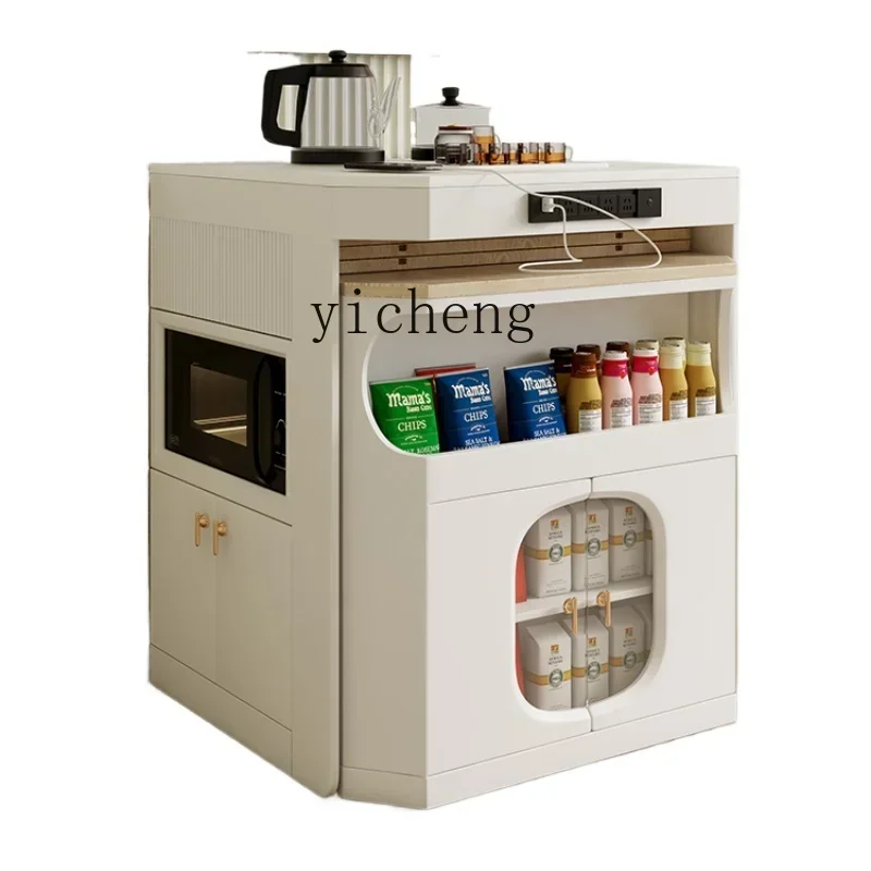 A2-3  Small Apartment High-End Kitchen Restaurant Cream Wind Retractle Medium Inverted Guide Kitchen Island Dining Tle