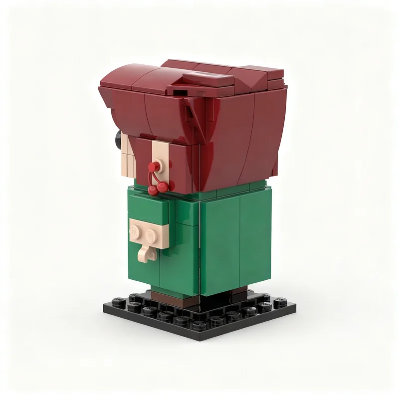 Набор из 161 детали: Модель Brickheadz Kakyoin Noriaki (JoJo's Bizarre Adventure) конструктор архитектурная игрушка подарок на фестиваль