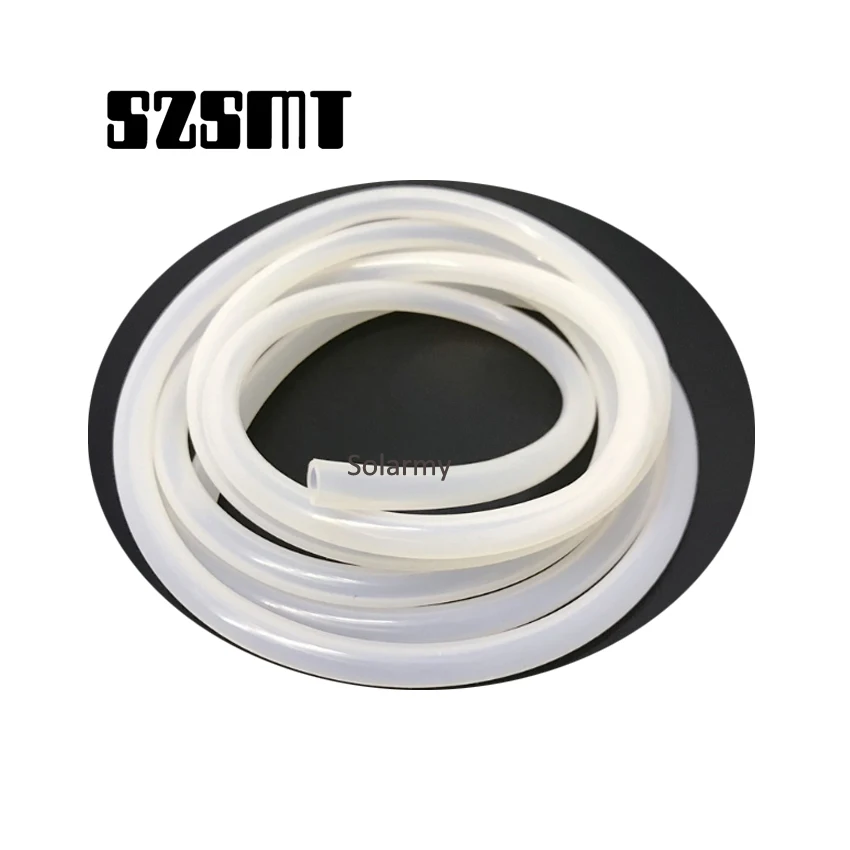 High Quality 7x10mm 8x11mm 8x12mm Silicone Water Tube Hose Tube For Glass Tube/Pump/Chiller CO2 Laser Cutting Machine Parts