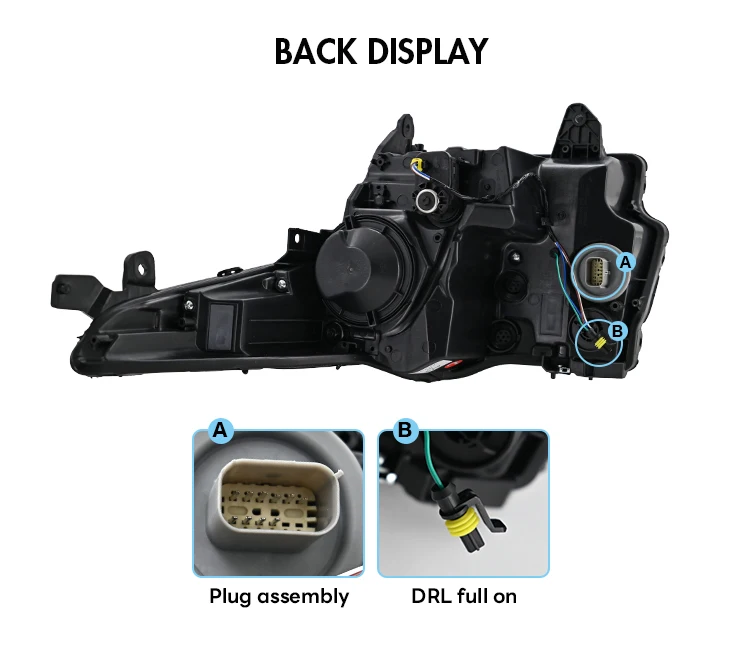 المصابيح الأمامية لكاديلاك ATS 2013-2018 مع إشارة الانعطاف المتتابعة للرسوم المتحركة #5