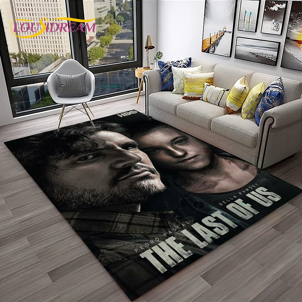 The Last of Us Horror Game Pedro TV Carpet Rug for Home Living Room Bedroom Sofa Doormat Decor,kids Area Rug Non-slip Floor Mat