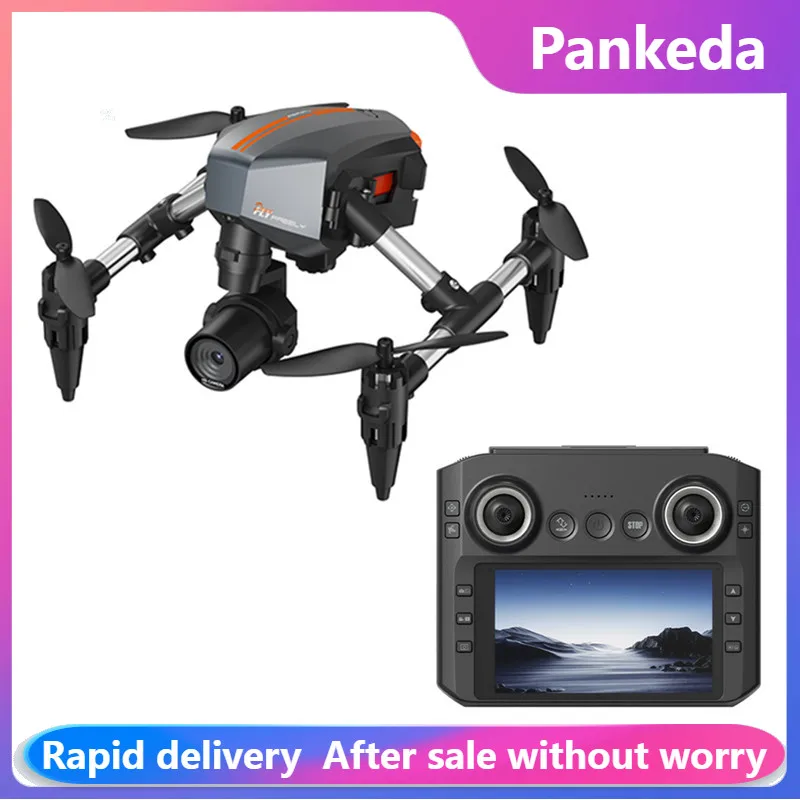 H33 Mini Drones with Cameras HD 4K 4.3-inch Large Screen Remote Control Profesional Obstacle Avoidance Foldable Quadcopter Toy