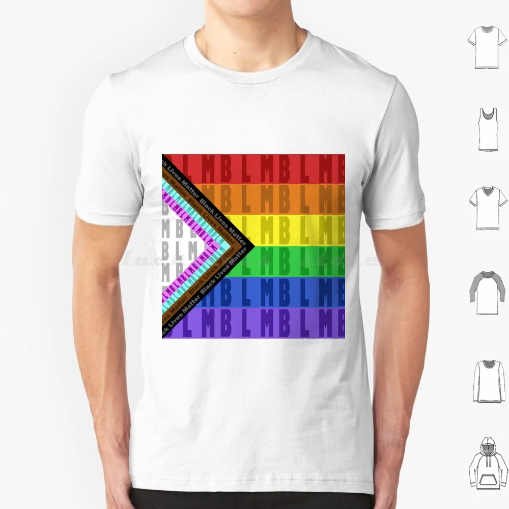 Black Lives Matter Pride T Shirt 6xl Cotton Cool Tee Blm Black Lives Matter Rainbow Queer Trans Pride Pride Pride Flag