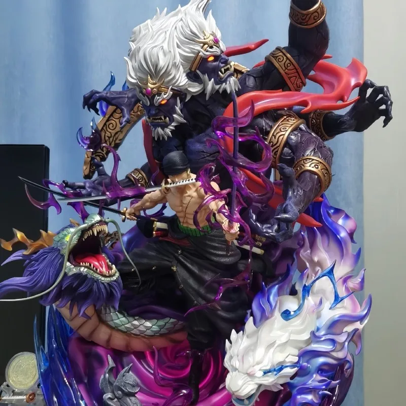 One Piece Roronoa Zoro Boy Neue Cartoon Anime Peripherie Charakter Statue Sammlung Figur Modell Ornament Spielzeug Geburtstag Geschenk