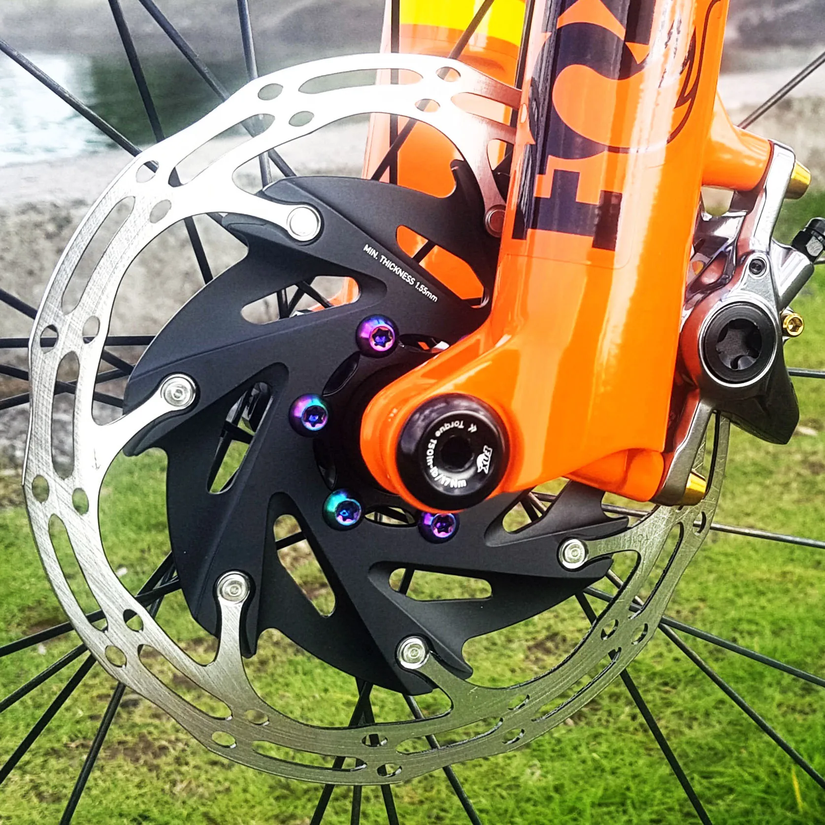 12 Stück/Titan-Bolzen M5*10mm Mountainbike-Bremsscheiben-Befestigungsschraube GR5-Material M5 Titanlegierung Metallbearbeitung Taimeili – Detail 5
