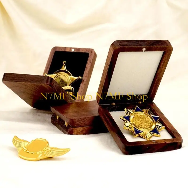 N7MF Coin Display Case Medals Storage Storage Boad Box Box Box Operational Practical