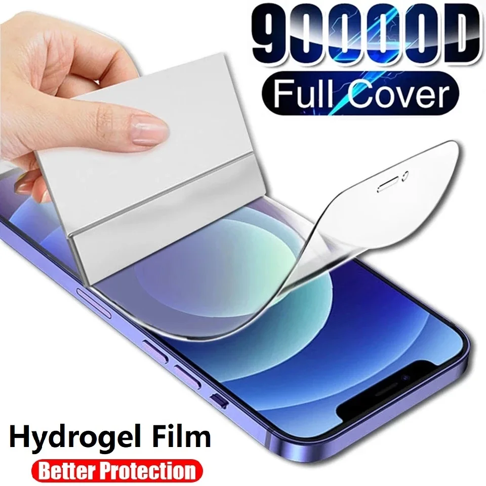 Hydrogel Film For iPhone 11 13 12 pro max 8 7 6 Plus Screen Protector For iphone 11 13 12 12 13 mini XR Xs Max SE 2020 Not Glass