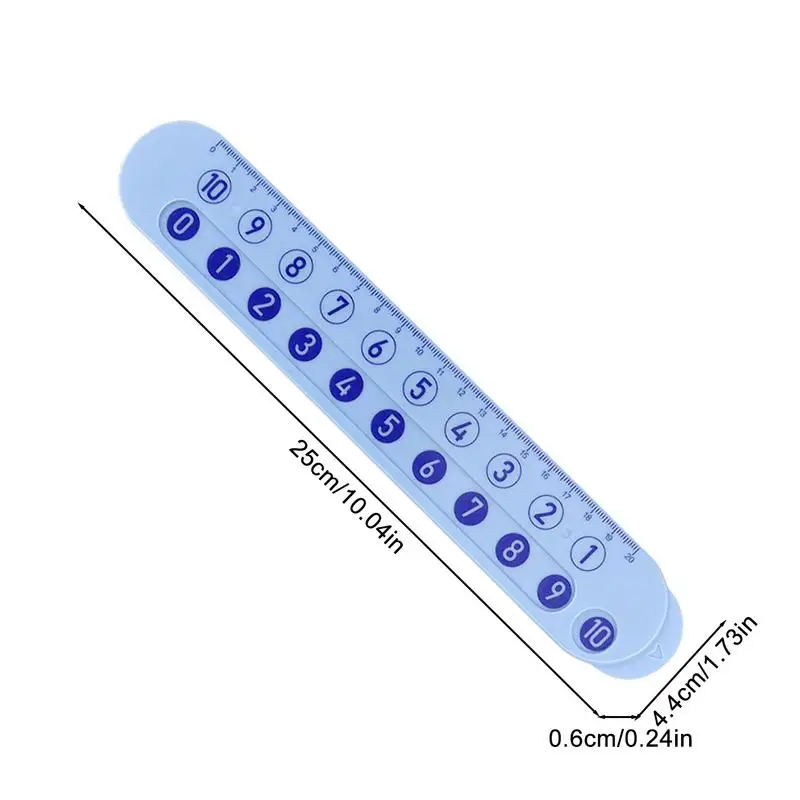 Regla aritmética de matemáticas, juguete interactivo para contar matemáticas, rompecabezas, juegos educativos únicos de matemáticas, juguetes de aprendizaje preescolar para