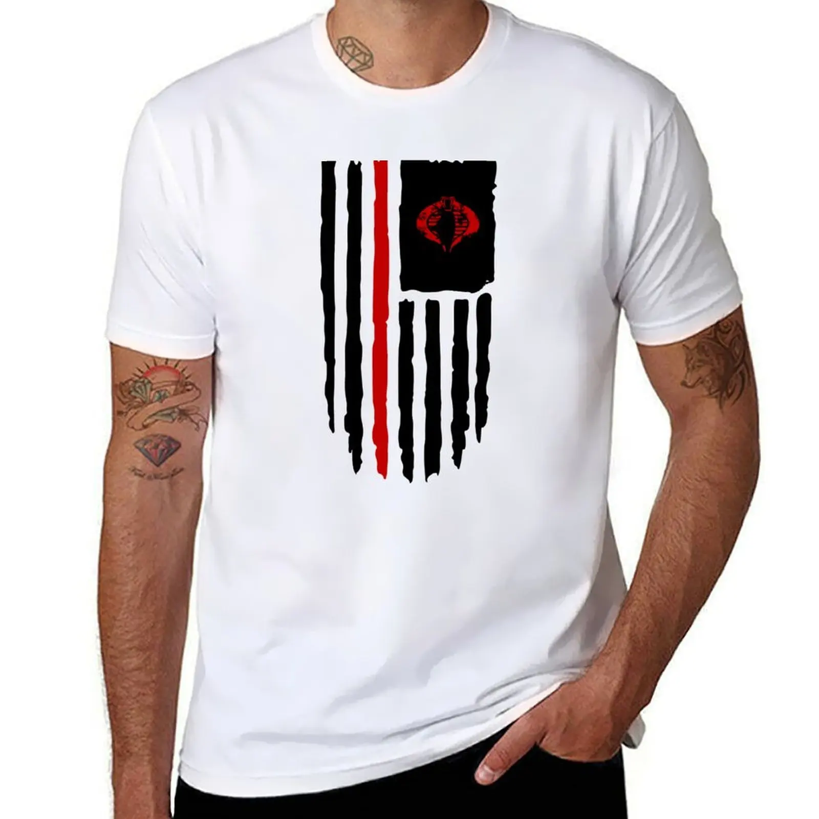 

Cobra Veteran Distressed Logo T-Shirt t shirts with prints mens graphic t shirts T-Shirt