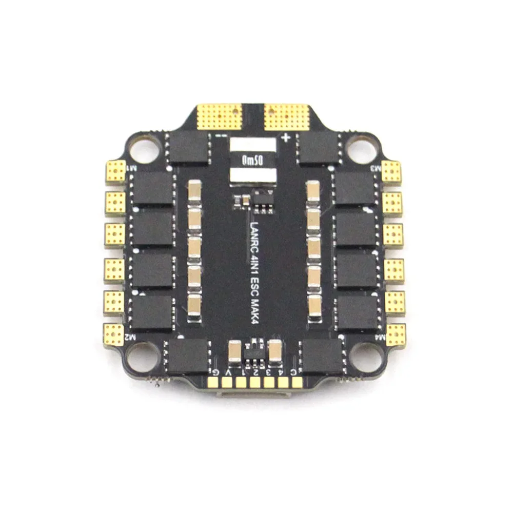 LANNRC 60A mini 4in 1 BLHeli_S ESC 2~6S Lipo 30.5mm mounting hole Support DSHOT600 protocol suitbale for FPV Traversing Drones image 2