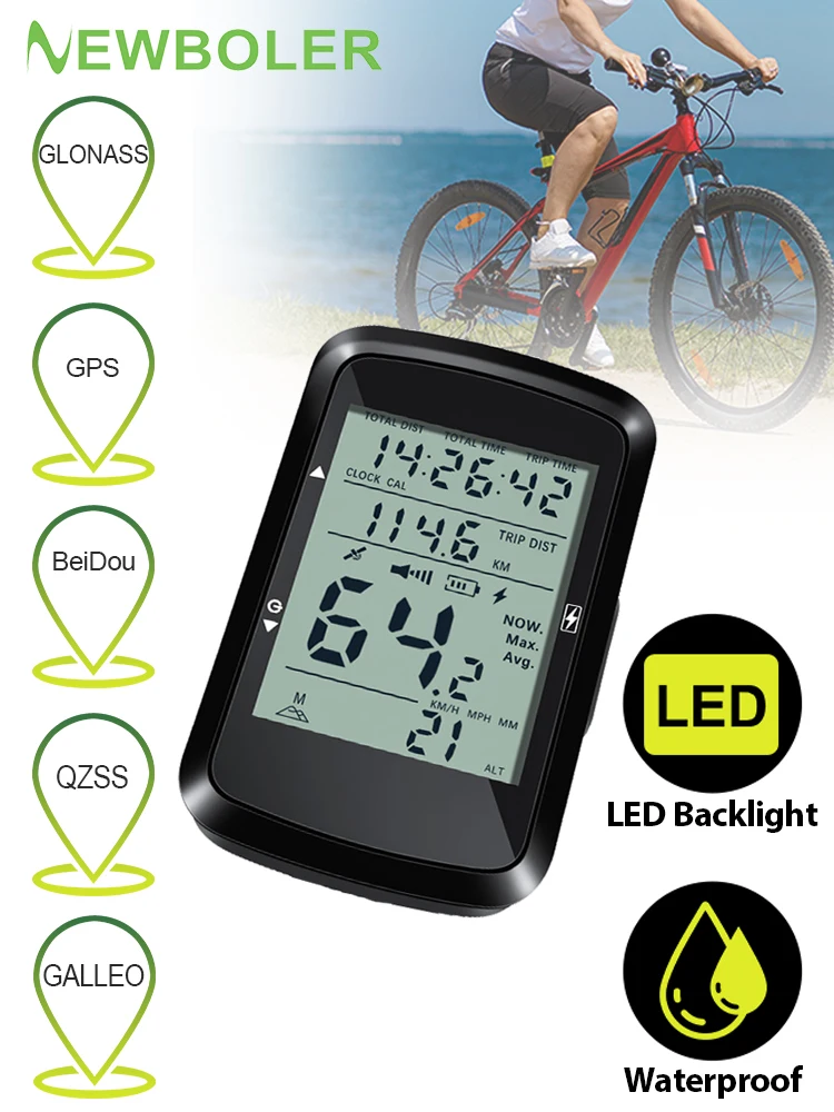 AliExpress NEWBOLER Waterproof Cycling Speedometer MTB Road Bike Computer Bicycle Wireless GPS Computer Bike Accessories
