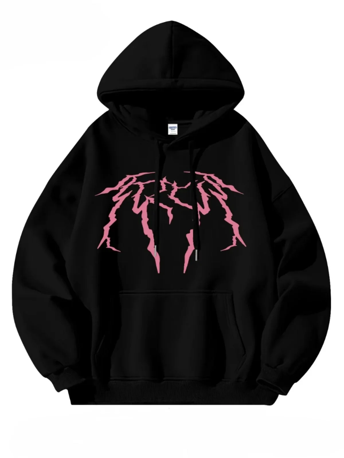 الاتجاه الأمريكي فلاش طباعة مقنعين البلوز Men_women الخريف الشتاء الرياضة اليومية الشارع عادية فضفاض تنوعا بأكمام طويلة