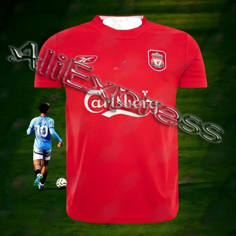 2025 Latest and Best-selling Football Jerseys, Full Range of Liverpool Men's Sports Casual T-shirts, Comfortable Children's Tops