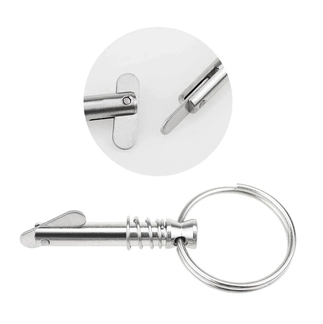 Yacht Top Hardware Safety Pins Stainless Steel Quick Release Boat Pin with Pull Ring 2