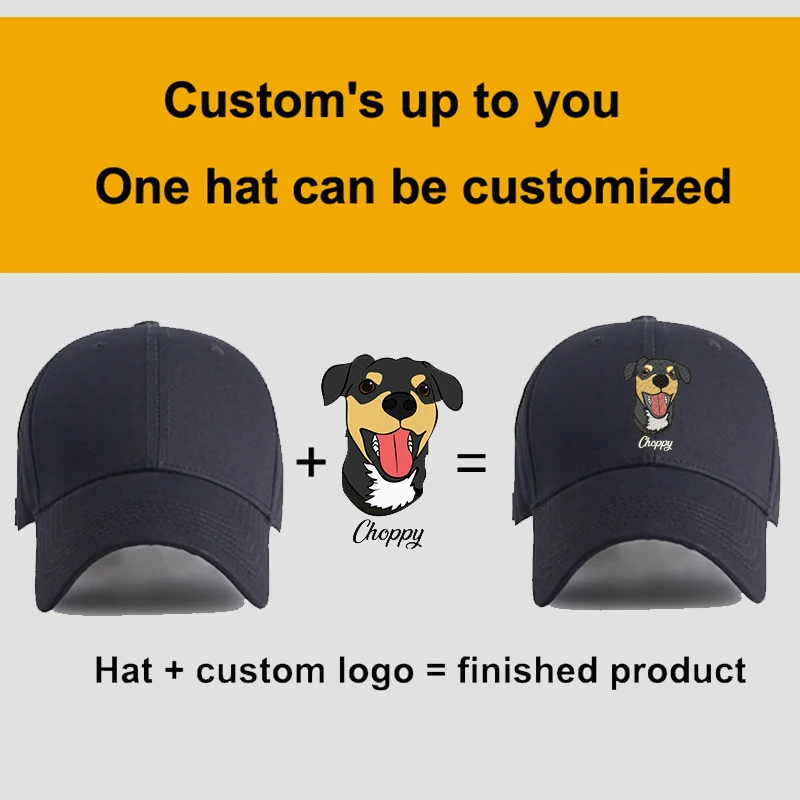Baseballkappe mit individuellem Logo für Männer und Frauen, Text-Stickerei, Gorras Hombre, Firmen-Team-Party-Casquette, Herren-Dad-Hat – Detail 1
