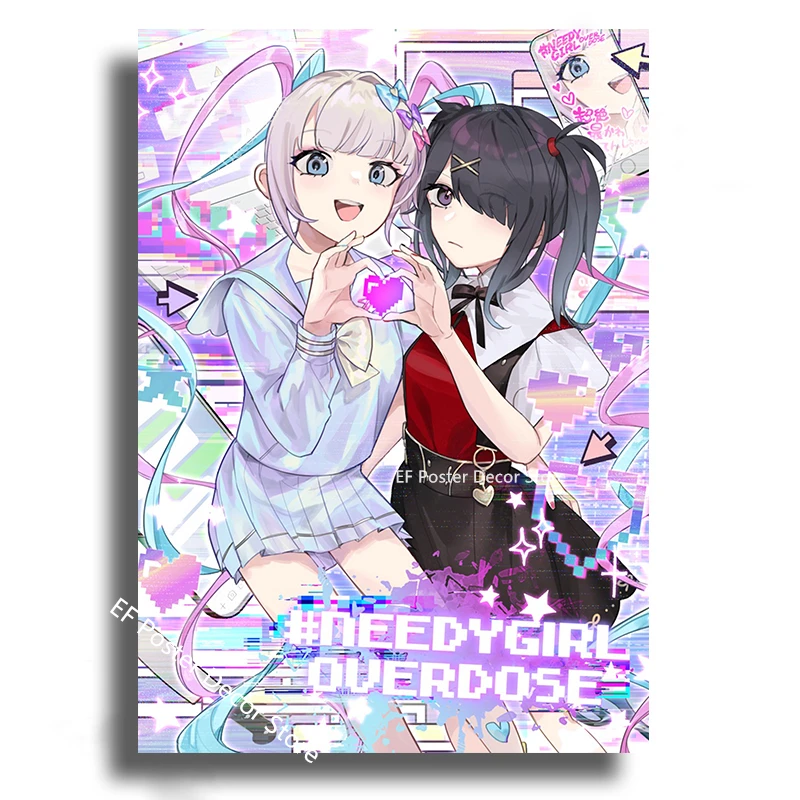 Cartoon Girl Poster Needy Girl Overdose Art Work Painting