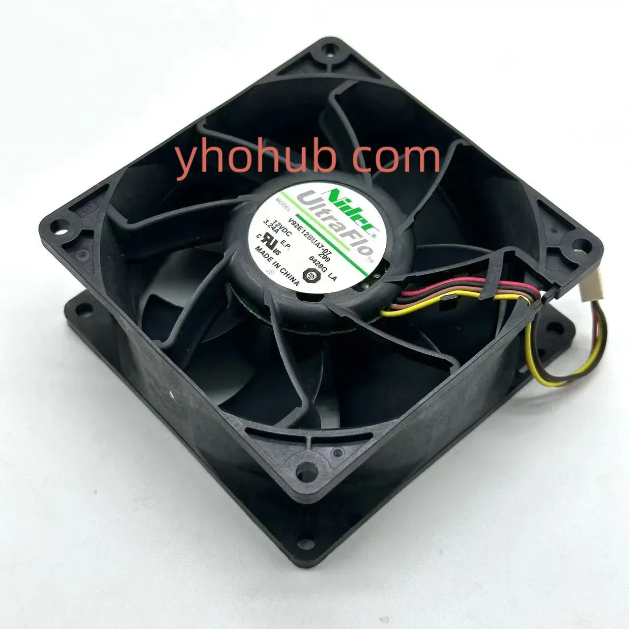 

Nidec V92E12BUA7-07 Z99 DC 12V 3.24A 92x92x38mm Server Cooling Fan