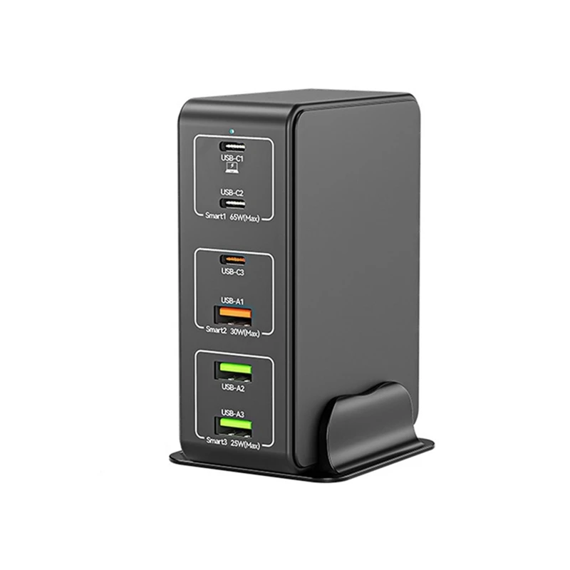 رأس شاحن كمبيوتر محمول متعدد المنافذ متعدد المنافذ بشحن سريع USB عالي الطاقة