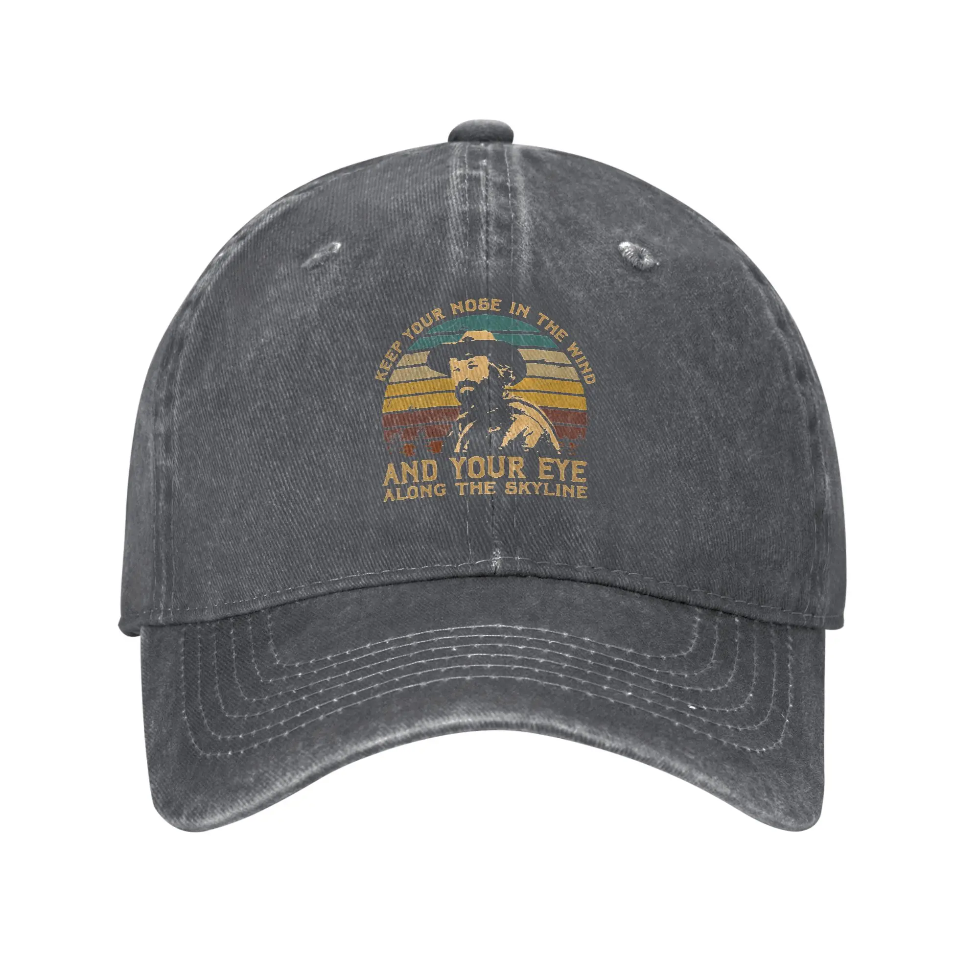 Fashion Vintage Jeremiah Arts Johnson Film - Keep Your Nose In The Wind baseball cap  Children Cap Men