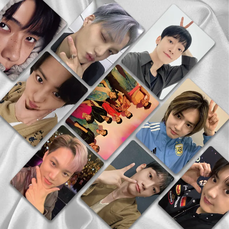 Imagem -02 - Kpop Idol Boy Grupo hd Impresso Cartões Lomo Nova Série Photocards Sehuun Suho Kai Baekhyun Chen Xiumin Fãs Presentes 50 Pcs por Conjunto