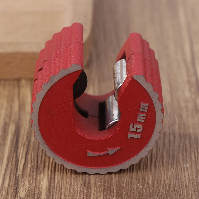 Aluminum Alloy Body Mini Cutter for Round Tubes; Suitable for Copper, Aluminum, PVC Tubes; Self-Locking Design.