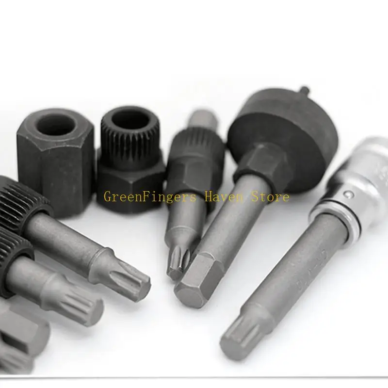 

F68D Generator Belt Pulley Disassembly and Assembly, Wheel Puller Installer